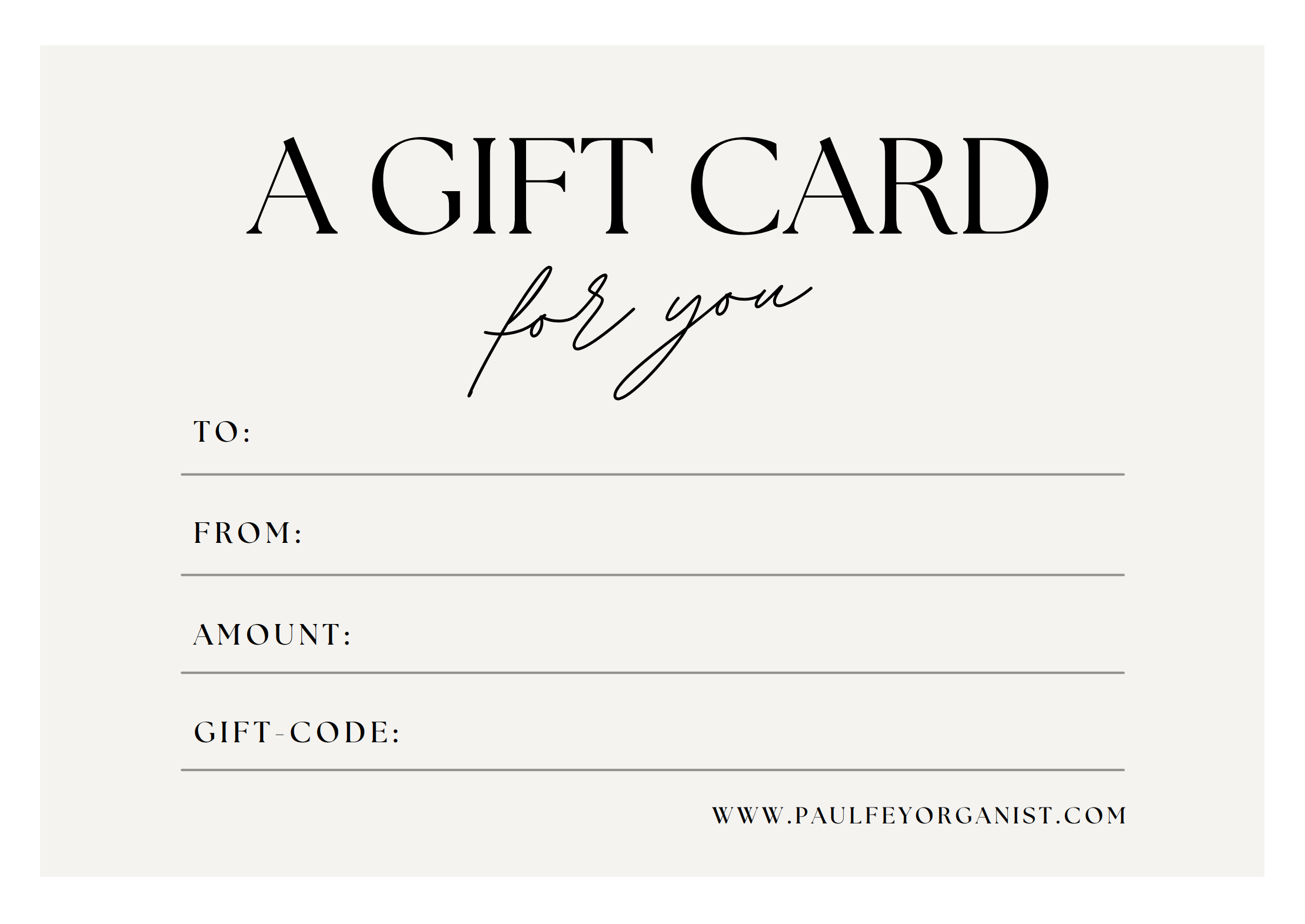 Gift Card